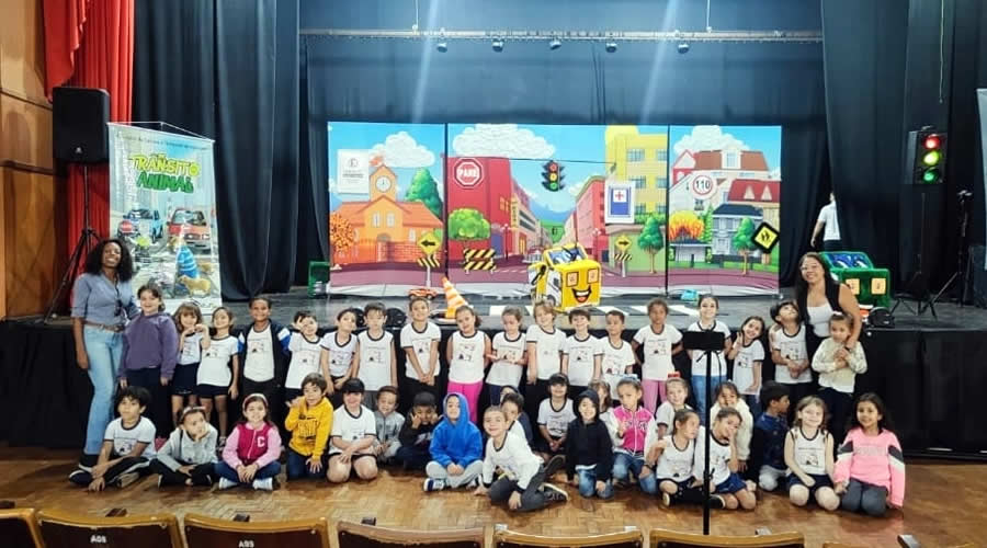 Projeto "Trânsito Animal" traz educação e conscientização no Trânsito para as crianças